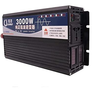 Imagem de Inversor de energia 3000w 4000w 5000w Inversor de onda senoidal pura DC 12v 24v 48v 60v para AC 110v-220v Inversor de energia para carro doméstico Inversor de carro com display digital duplo