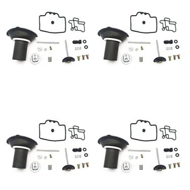 Imagem de Kit de reparo de carburador peça de diafragma de êmbolo para Yamaha Majesty 250 SG01J SG03J YP250 YP 250 (4 conjuntos)