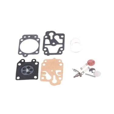 Imagem de Kit de reconstrução de reparo de diafragma de junta de carburador compatível com aparador de soprador RB-29 Ryobi 26cc e 30cc (BRANCO)