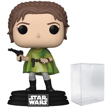 Imagem de POP Star Wars: O Retorno de Jedi 40º - Boneco de vinil Funko Poncho Princesa Leia in Endor (incluído com caixa protetora compatível), multicolorido, 9,5 cm