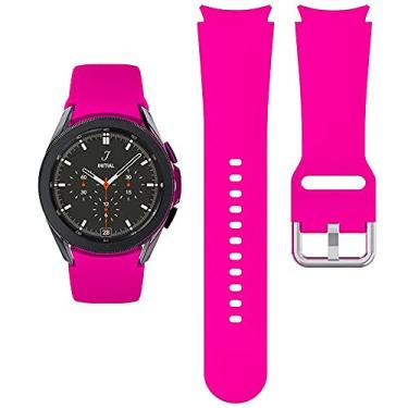 Imagem de Compatível com Samsung Galaxy Watch 4 de 44 mm e 40 mm/Galaxy Watch 4 Classic de 42 mm e 46 mm/Active 2 de 40 mm e 44 mm/Galaxy Watch Active/Galaxy Watch 3 de 41 mm/Galaxy Watch de 42 mm, pulseira