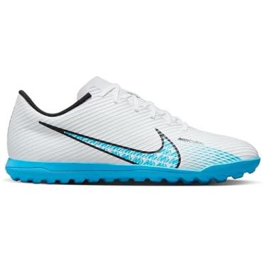 Imagem de Chuteira Society Nike Mercurial Vapor 15 Club - Branco E Azul