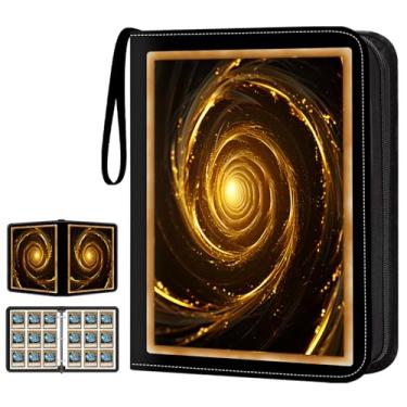 Imagem de Fichário para Cartas de Yugioh - 9 bolsos, Álbum de Cartas Comerciais com capacidade para 900 cartas com 50 capas, Organizador de Cartas com Zíper para Cartas de Yu-Gi-Oh, TCG, MTG