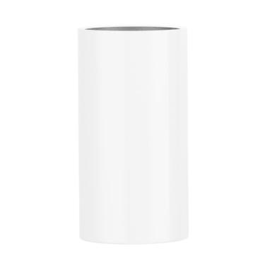 Imagem de Vaso Fibra De Vidro Vietnamita Vitrificado Cilindro Decorativo 70x36cm (Branco)