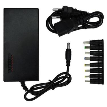Imagem de Fonte Universal Chaveada para Notebook 12 ~ 24 V - 10 Plugs 8 conector
