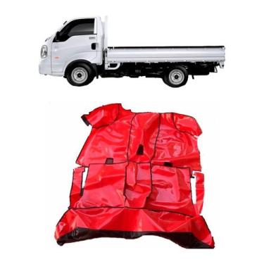 Imagem de TAPETE assoalho VINIL kia bongo 2500 ate 2023 vermelho - MANOS TAPETES