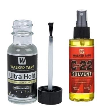 Imagem de Kit Cola E Removedor Para Lace Prótese Capilar Walker Tape - bbless