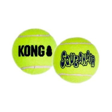 Imagem de Brinquedo Kong Cães Squeaker Tennis Balls Apito Amarelo - Tamanho G