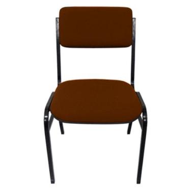 Imagem de Cadeira Empilhável para Auditórios Linha Hotel Smart Marrom - Design O