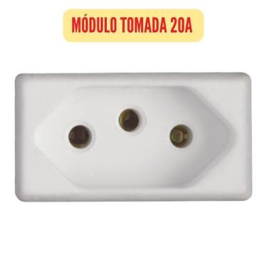 Imagem de Monte seu Kit - Módulos e Placas/Espelhos Tramontina Liz, Módulo Tomad