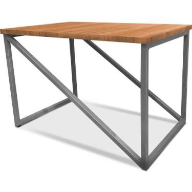 Imagem de Mesa De Centro Viena Retangular Para Sala Decor Madeira MDF Compacta -