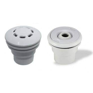 Imagem de Kit Dispositivo Ralo + Jato Retorno Piscina Fibra - Sanspray