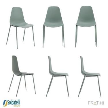 Imagem de Kit 6 Cadeiras Miami PP Várias Cores - Fratini, Verde Pinho