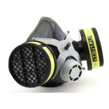 Imagem de Máscara semi facial com 2 filtros Vapores orgânicos gases ácidos epi A