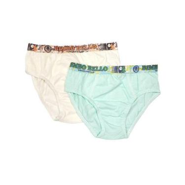 Imagem de Kit Com 2 Cuecas Infantil Modelagem Menino Algodão Sortida - Koala Bab
