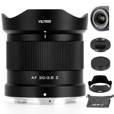 Imagem de VILTROX 20mm F2.8 f/2.8 Z-Mount Lente, lente de foco automático principal grande angular de quadro completo para câmeras Nikon Z-Mount ZF Z8 Z9 Z6 Z7 Z6II Z7II Z5 Z5II ZFC Z30