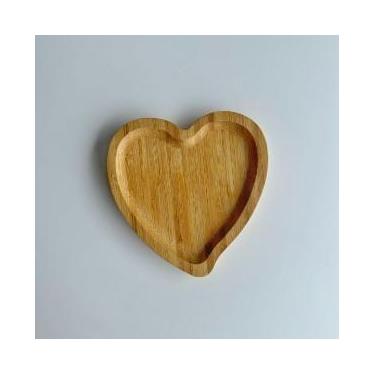 Imagem de Bandeja de Bambu Coração 13x12cm  - COSY