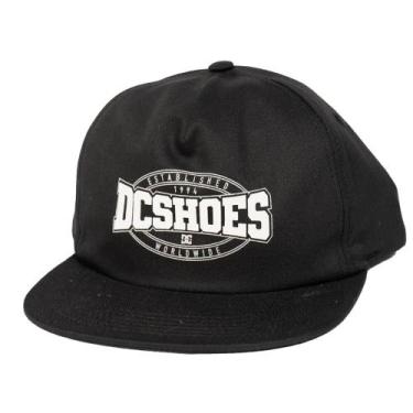 Imagem de Boné DC Shoes Aba Reta Fall Back Strapback SM25 Preto, Preto, Único