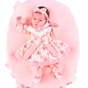 Imagem de Saida de Maternidade Para Bebe Menina 04 peças  Laura Roupas Para Bebê