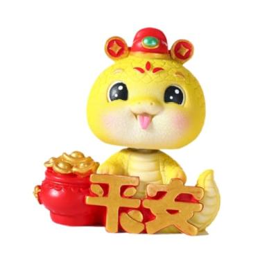 Imagem de Gralara Decoração de painel de carro de balançando a cabeça, estátua de animal, brinquedo para festa, com Chapéu 7.7x4.5x8cm