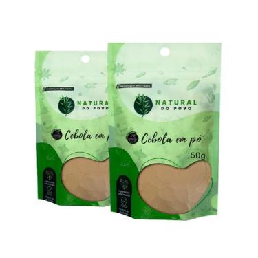 Imagem de Cebola em Pó Importada Qualidade Premium 50g Kit 2 Pouch  - Natural do