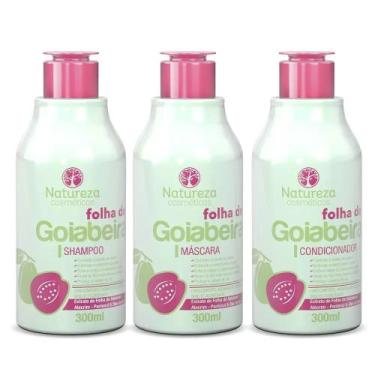 Imagem de Kit folha de goiabeira 3x300ml home care - natureza cosméticos - Poder