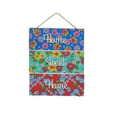 Imagem de Placa Decorativa Home Sweet Home - Wersen  Artesanatos Ltda