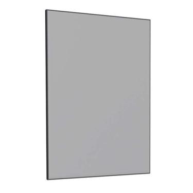 Imagem de Espelheira de Banheiro Preto em Aço Gaia Cozimax