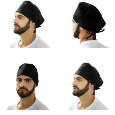 Imagem de Toucas Cirúrgica Gorro Enfermeira Dentista Cozinha C/4Uni - Oluas