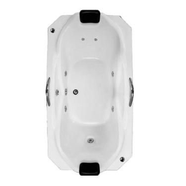 Imagem de Banheira Dupla Uberlândia COMPLETA com hidro em acrílico - Brasil Banh