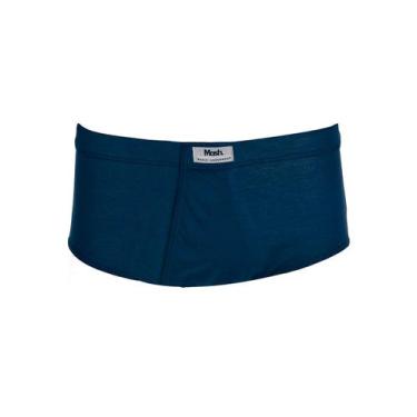 Imagem de Cueca Slip Mash 072.50 Basic Com Abertura  Algodão T. P/G, M, Az08, Az
