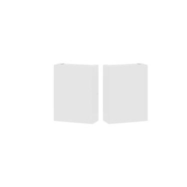 Imagem de Kit 2 Arandelas de Parede Decoração Jardim Garagem Varanda Slim 1301 B