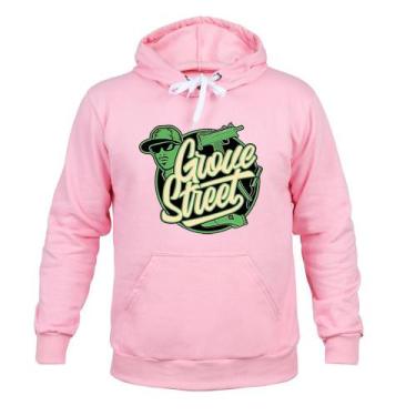 Imagem de Moletom 100% Algodão Canguru Grove - Surprass, Rosa, M