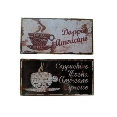 Imagem de Jogo quadro placa decorativa MDF variados c/2 - Fafa