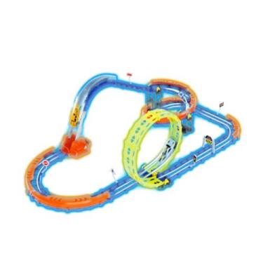 Imagem de Pista de Carrinho de Corrida Glow Speed Track Com 52 Peças Zippy Toys 