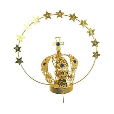 Imagem de Coroa Com Estrelas Nº8 Nossa Senhora de Fátima 40cm a 60cm - Divinário