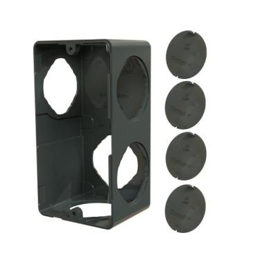 Imagem de Condulete Pvc Cinza Múltiplo 1 Lpc6 - 20 Corpo Pvc Cinza Wetzel, Cinza