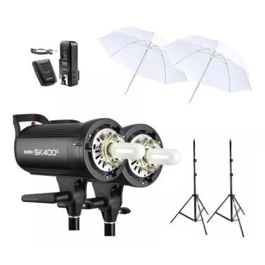 Imagem de Kit 2x Tocha Godox Sk400 Ii Digital P/ Estúdio 800w 220v