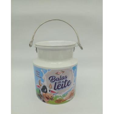 Imagem de Lata De Balas Decorativa -  Modelo Leiteira 1000ml -  Santa Rita - Bal