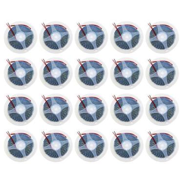 Imagem de Kit 20 Rolos Fita Led 2835 5M 120 Leds/M 12V Ip20 10W 3000K - Tradesta