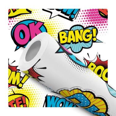 Imagem de Papel de Parede Adesivo Quadrinhos Comic Book HQ Artpop Teen Juvenil M