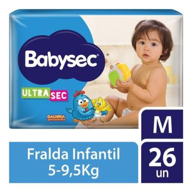 Imagem de Fralda Babysec Galinha Pintadinha Ultrasec M 26 Unidades