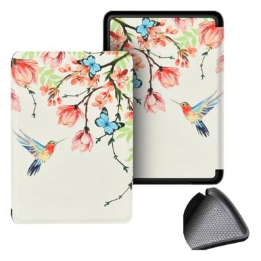 Imagem de GUKSRASO Capa para 7" Kindle Paperwhite 12th Generation 2024 & Kindle Colorsoft Signature Edition 2024, PU e TPU Soft Tampa Traseira Tampa de Casca Protetora com Despertar/sono Automático