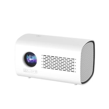 Imagem de Mini projetor portátil doméstico Full HD 1080p correção trapezoidal, foco elétrico, sistema Android 9.0, sem fio, compatível com a mesma tela, iOS/Android, telefone/tablet/laptop/PC/HDMI/unidade
