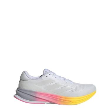 Imagem de adidas Tênis masculino SOLARGLIDE 7 M, Branco/branco cristal/rosa lúcido, 39 BR