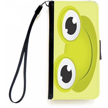 Imagem de Rikki Knight Capa carteira flip com rosto de sapo com aba magnética para Apple iPhone 5c