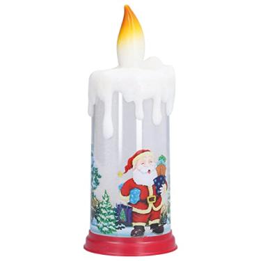 Imagem de Velas de Chamas de Natal LED Simulação de FL S Decorando a Luz Noturna para o Natal um Idoso Quando As Luzes Não Deixam Abrigar a atmosfera. Excellen Christmas Flamel Candles