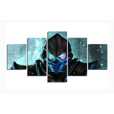 Imagem de Quadro decorativo jogo Mortal Kombat Sub Zero - vpshopping