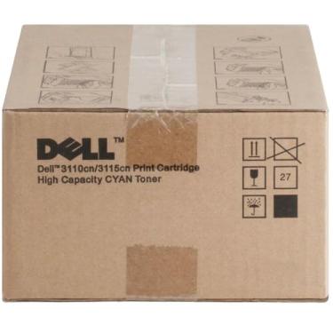 Imagem de Dell PF029 Cartucho de toner para impressora a laser colorida 3110cn 3115cn (ciano) em embalagem de varejo