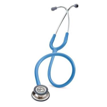 Imagem de Estetoscópio Littmann Classic III - Azul Celeste com Inox Escovado 563